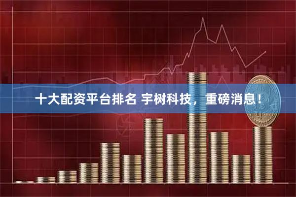 十大配资平台排名 宇树科技，重磅消息！